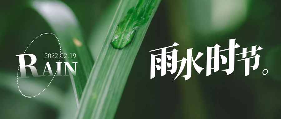 雨水 ▎每一滴，都在孕育一場成長和豐收
